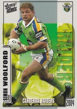 2004 Select Authentic #28 Simon Woolford Front